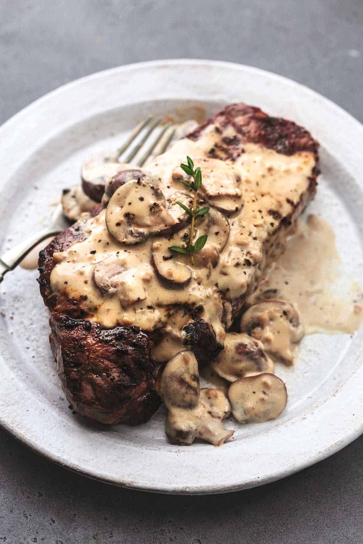 Beef Fillet Mushroom Sauce Dish