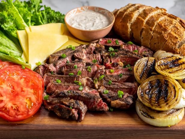 Steak With Sauce Platter