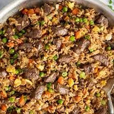 Stir-fried beef