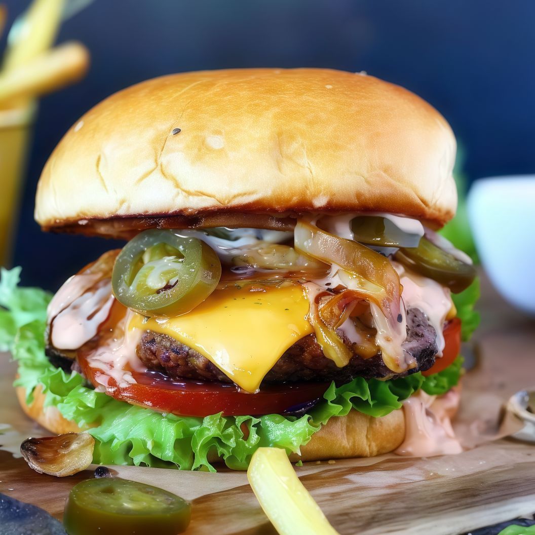 Beef Jalapeno Burger