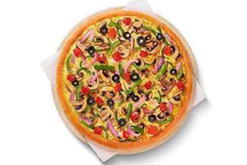 Beef N Cheddar Stuffed Crust Medium Vegetarian Supreme