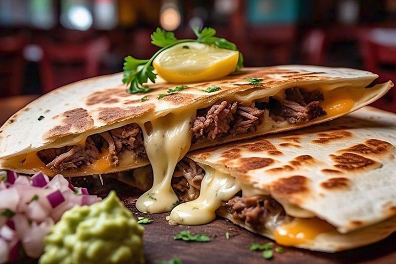 Beef quesadilla