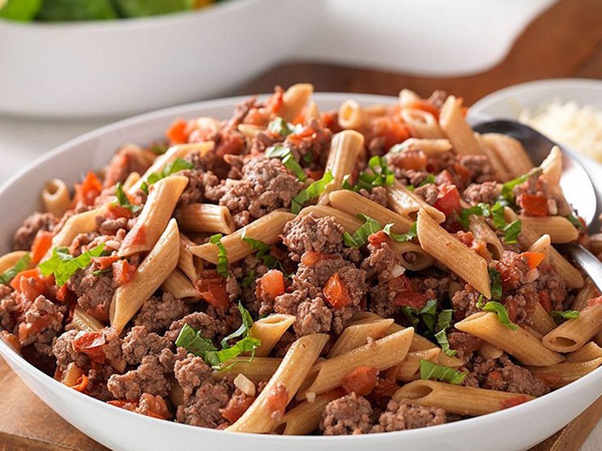 Beef Rose pasta