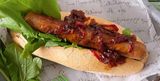Beef Sausage Sandwich