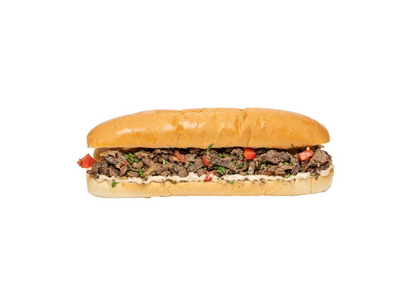 Beef shawarma sandwich