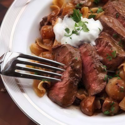 Beef Stroganoff