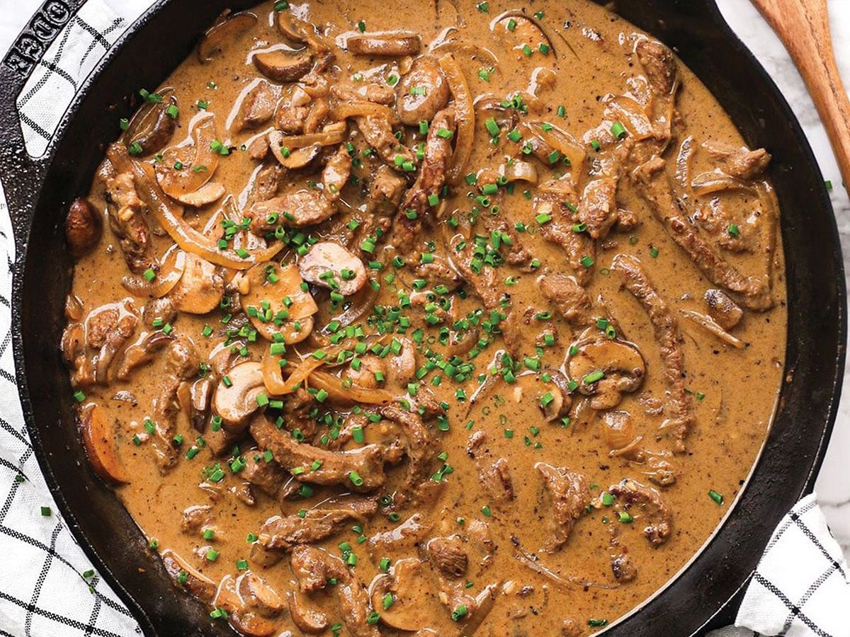 Beef Stroganoff