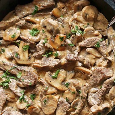 Beef Stroganoff