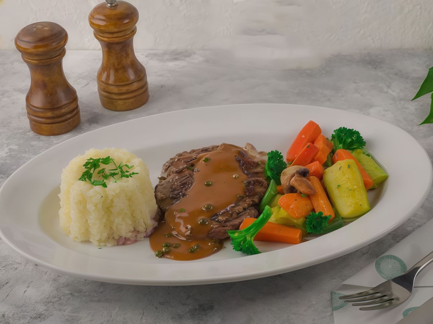 Beef Stroganoff Platter