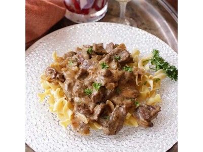Beef Stroganoff Platter