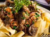 Beef Stroganoff dish
