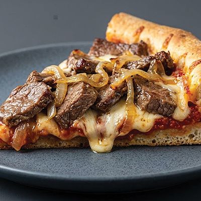 Stuffed Crust Beef Pizza