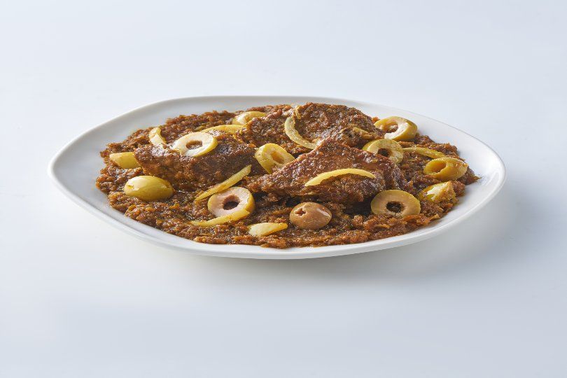 Beef Tajine with olives & lemon confit