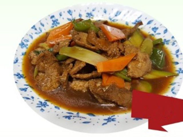 Beef With Oyster Sauce Platter