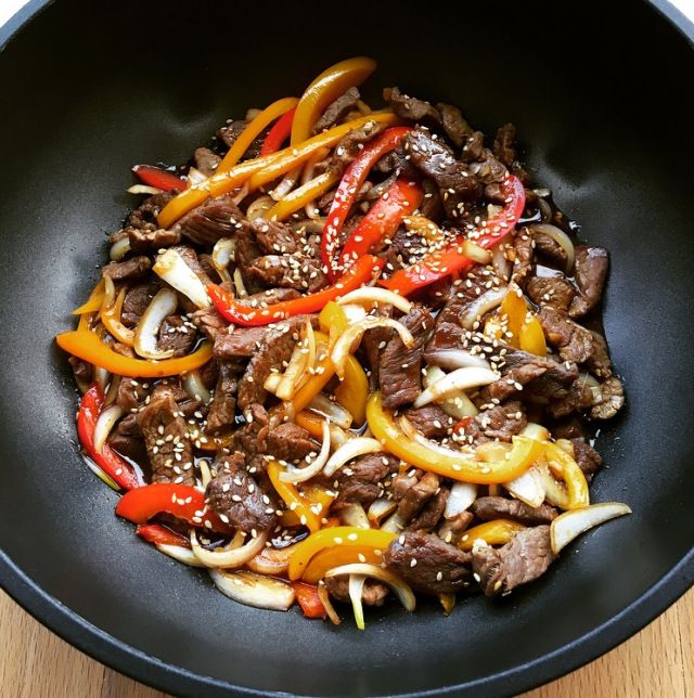 Meat With Oyster Sauce Platter