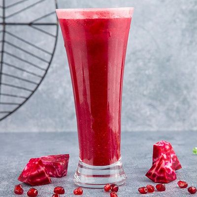 Beetroot pomegranate strawberry