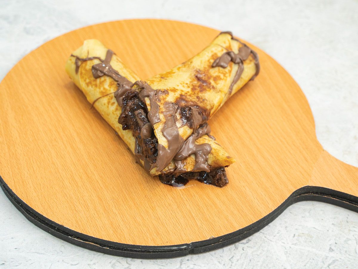 Chocolate crepe