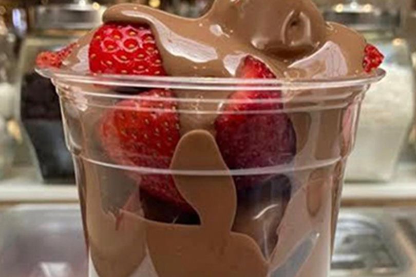 Belgian Chocolate Strawberry Cup