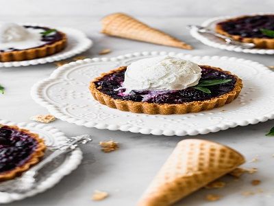 Berries Tart Ice Cream Cone