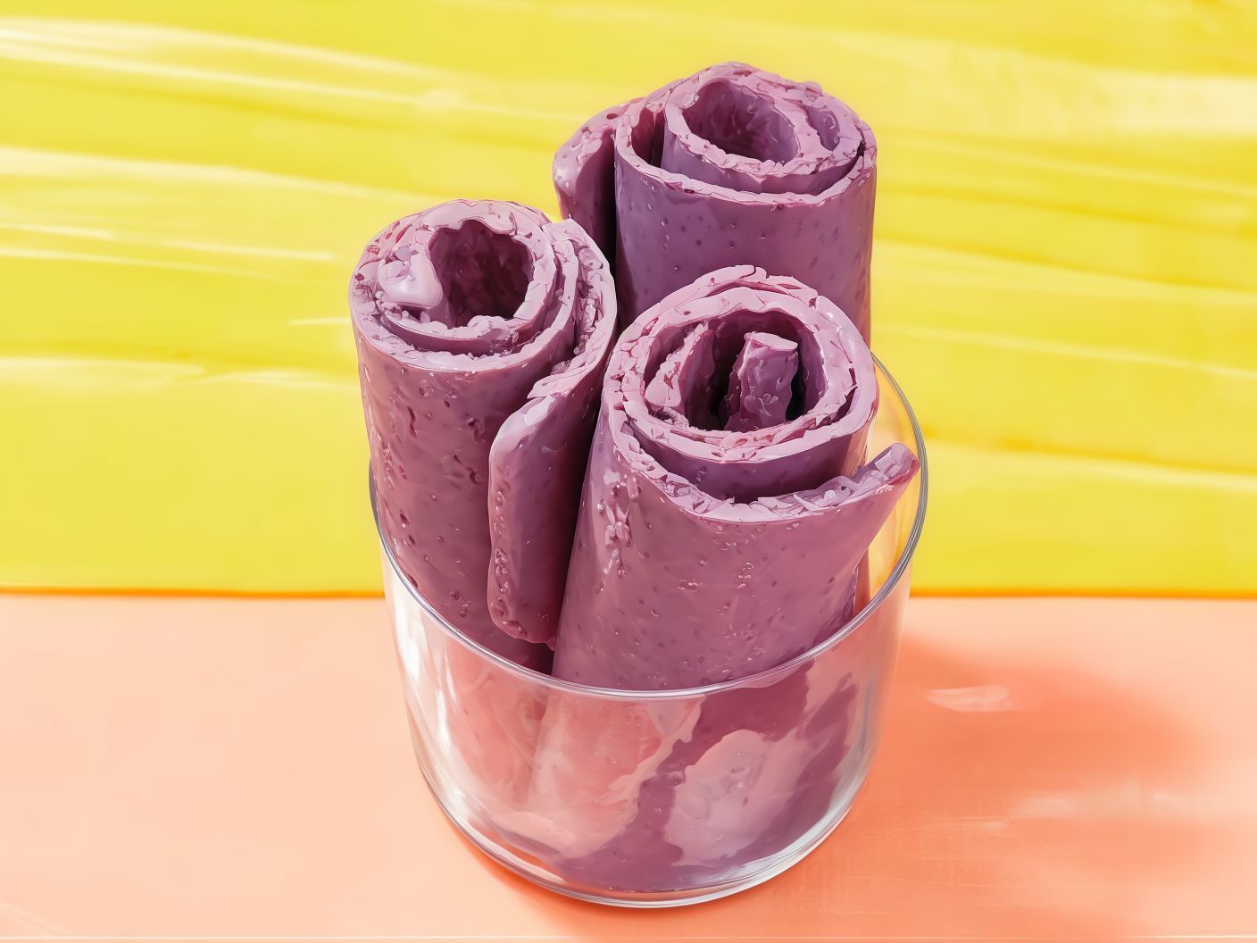 Berry Yogurt Ice Roll