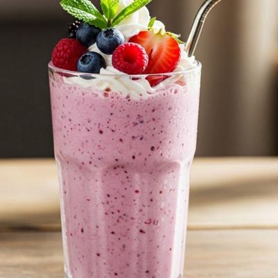Berry milkshake