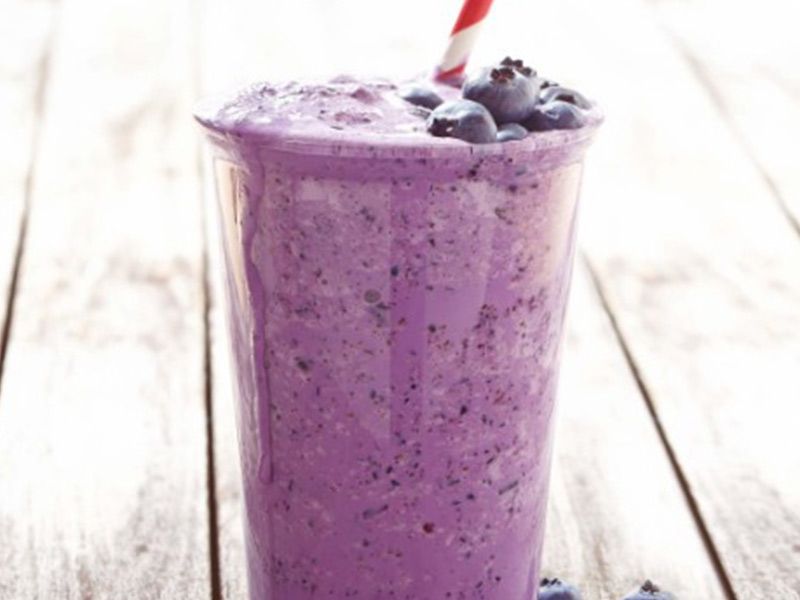 Blueberry Milkshake