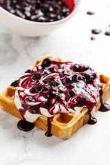 Berry Cream Waffle