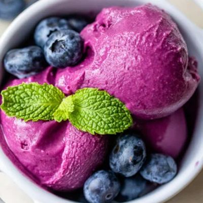 Berry Yogurt Ice Cream Bowl