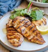 1/4 Grilled Chicken And Bread