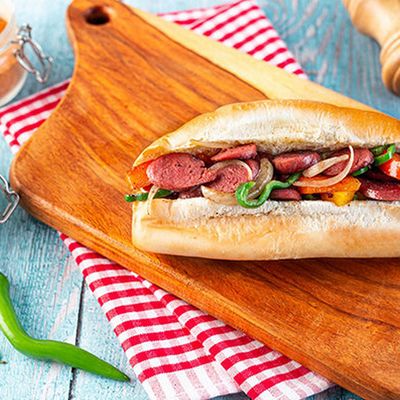 Bikini Hot Dog Sandwich