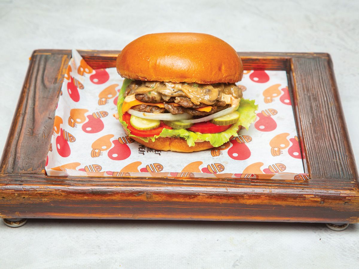 Burgy Mushroom Sandwich