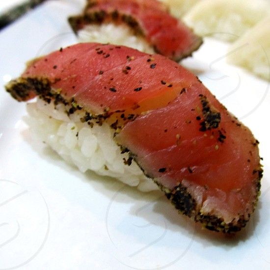Black Pepper Tuna Nigiri
