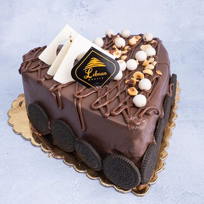 Black Torte Piece *Medium Heart Ganache