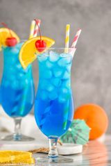 Blue Orange Cocktail
