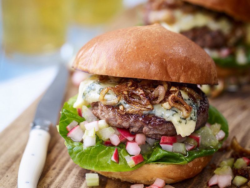 Blue Moon Burger Sandwich