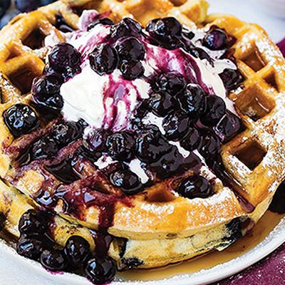 Blue berry Waffle