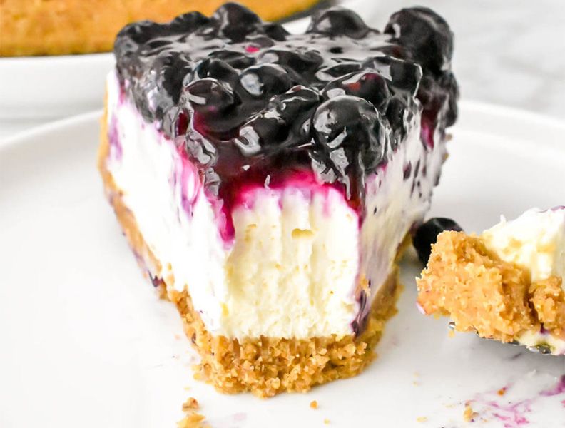 blueberry cheesecake