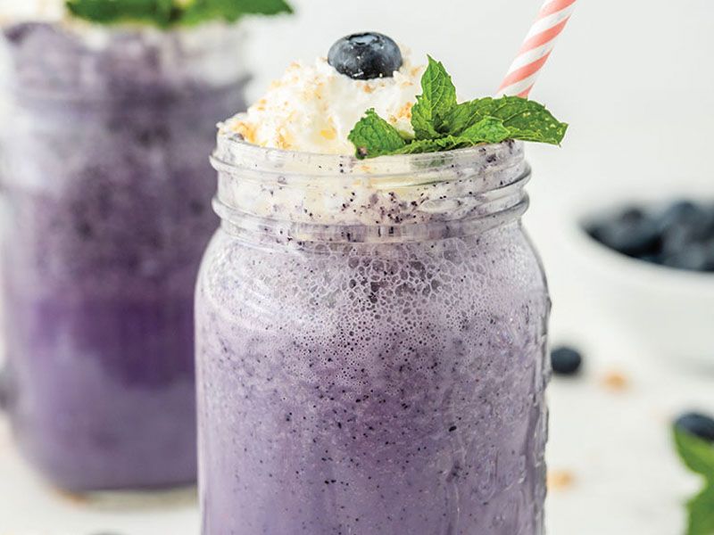 Blueberry Milkshake
