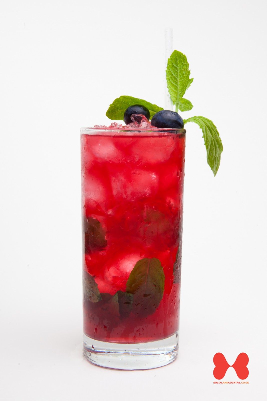 Blueberry Red Bull Mojito