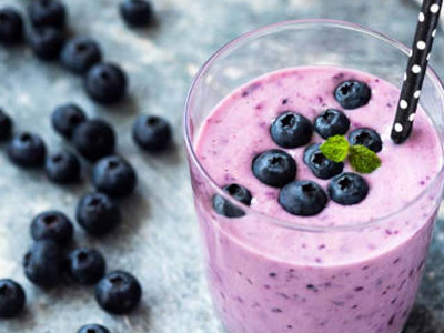 Blueberry Milkshake