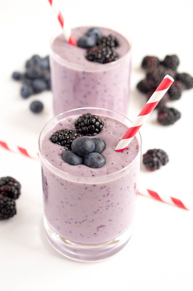 Blueberry With Yogurt Smoothie