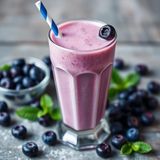 Blueberry Milkshake