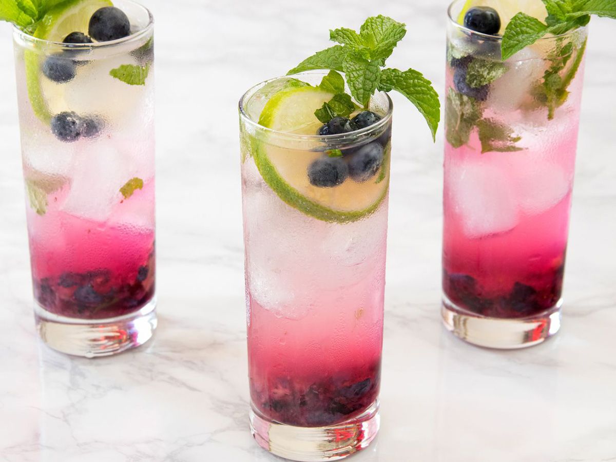 Blueberry mojito