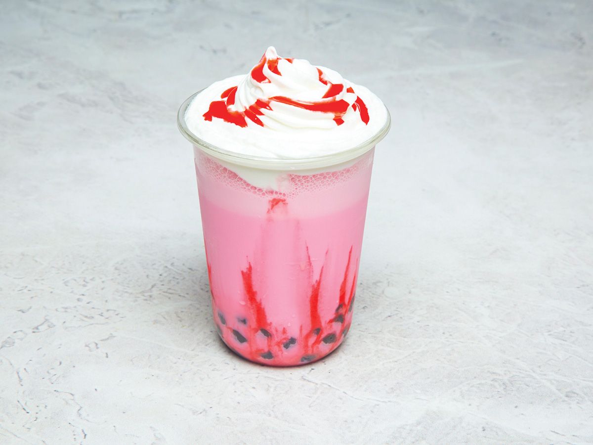 Bubble gum frappe