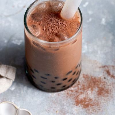 Chocolate Milk Boba Bubble Tea