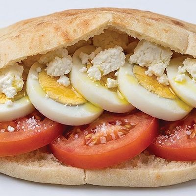 Boiled Egg Sandwich With Cheese