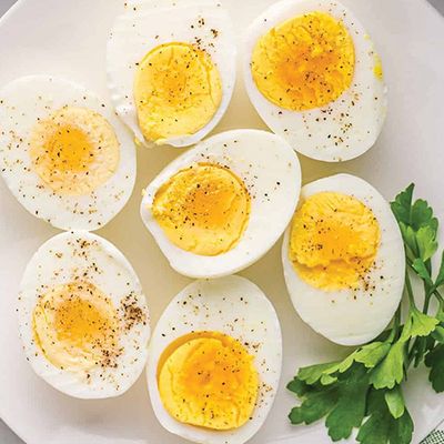 Boiled egg dish