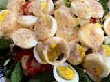 Boiled Egg With Oil And Sesame Paste