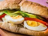 Boiled Eggs Sandwich