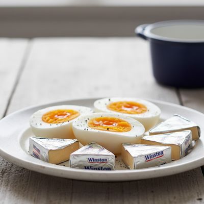 Boiled Eggs With Neston Cheese